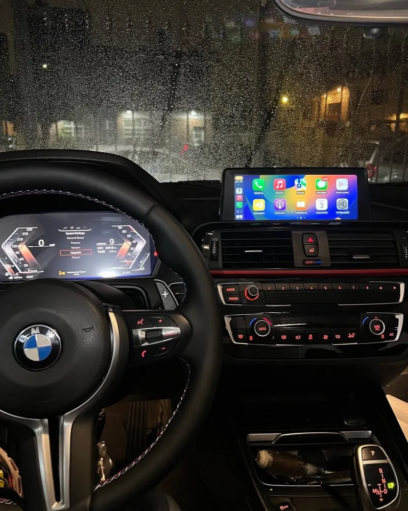BMW Serie 2 después con pantalla nueva